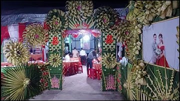 Live stream cổng cưới lá dừa cực đẹp tại Bến Tre phần 1 - ký ức trẻ thơ - Nhạc: Túp lều lý tưởng