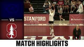 UC Davis vs. Stanford Match Highlights | 2025 ACC Volleyball