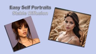 Ai-Generated Self Portraits with Stable Diffusion | Step-by-Step Guide #AI #ArtTutorial