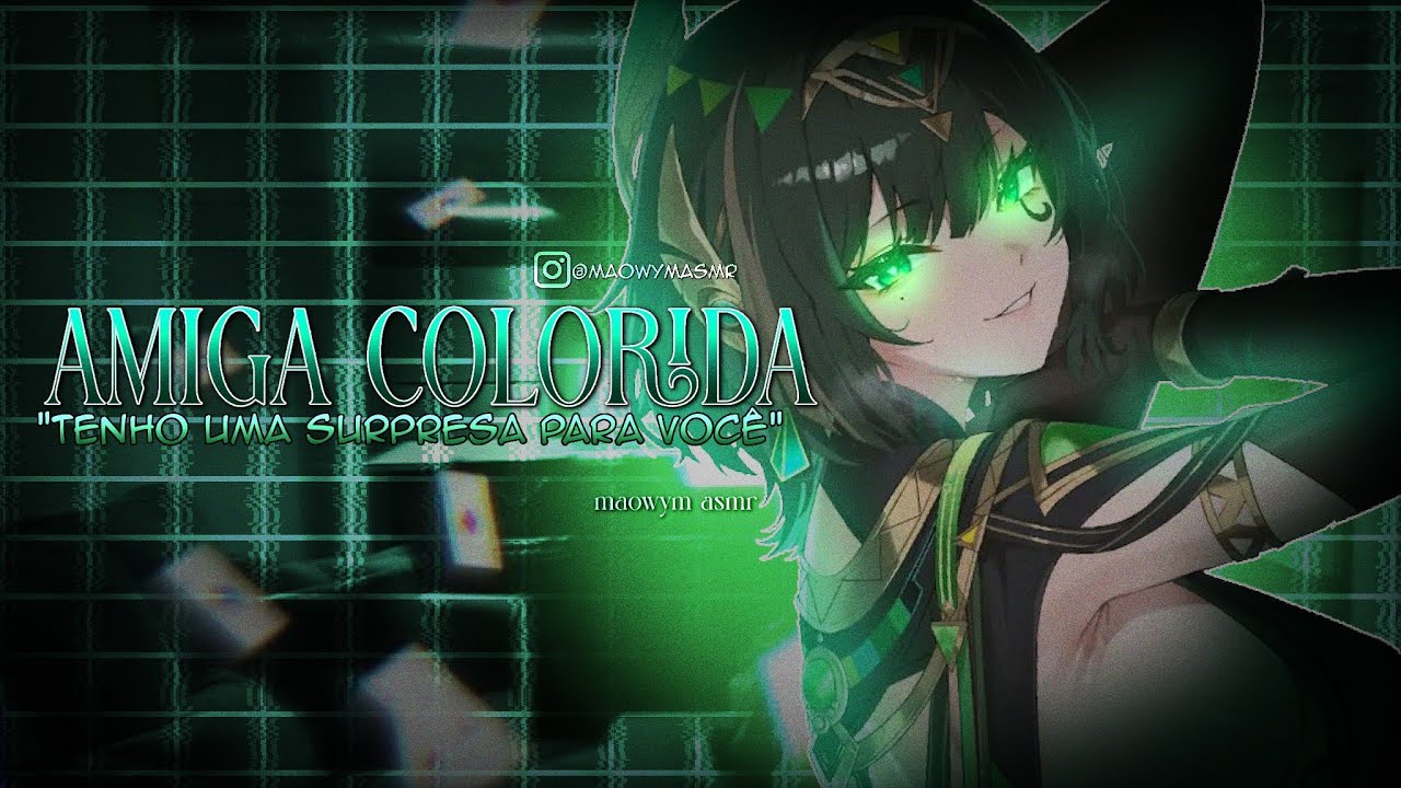 [ ASMR ] BRINCADEIRAS COM A AMIGA COLORIDA