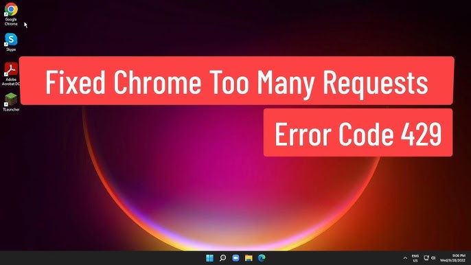 How to Fix 429 Too Many Requests Error Code?