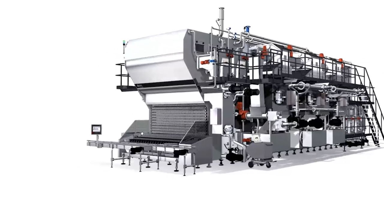 KHS Innoclean DM doubleend bottle washer with optimized heat and water