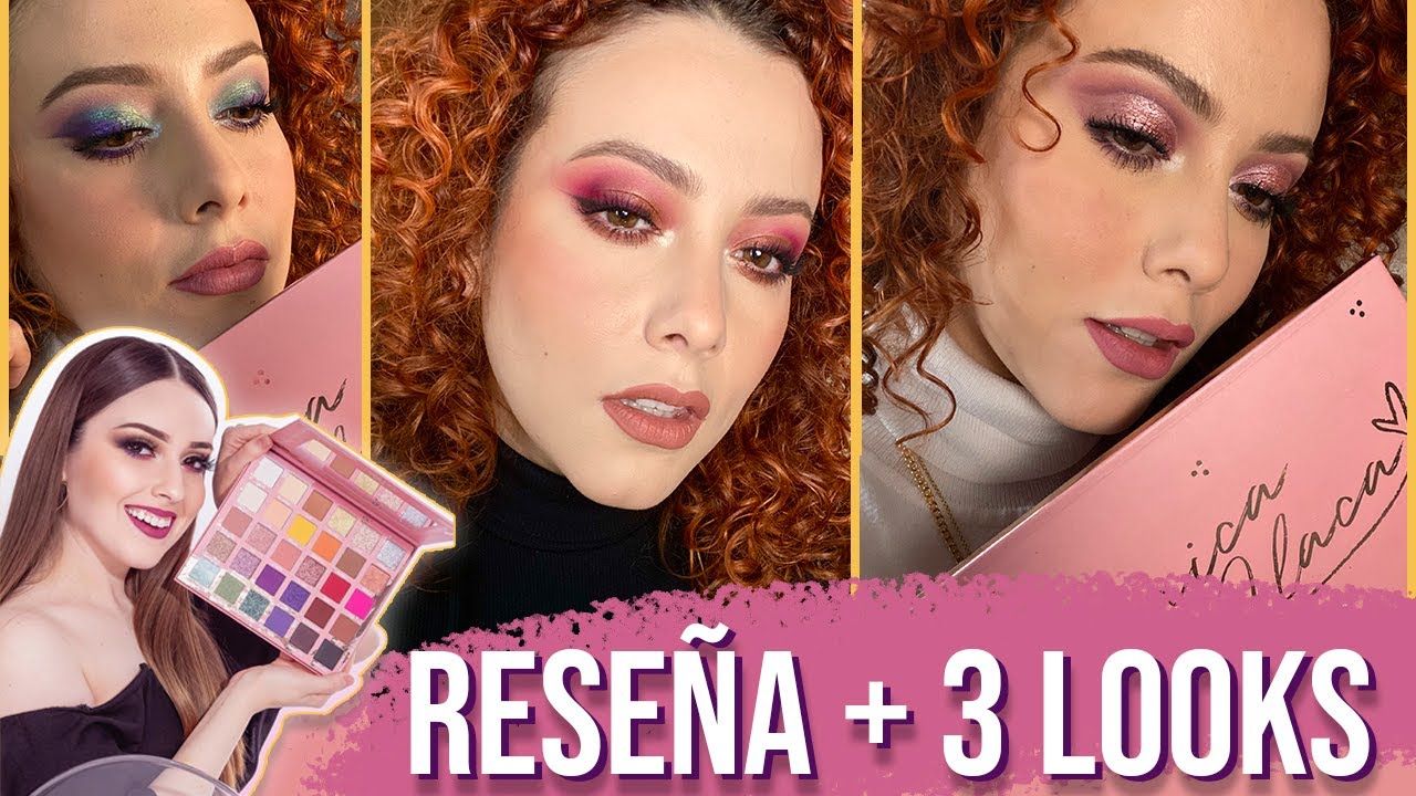 Paleta de Monica Llaca x Sinless Beauty Reseña y 3 Looks demo