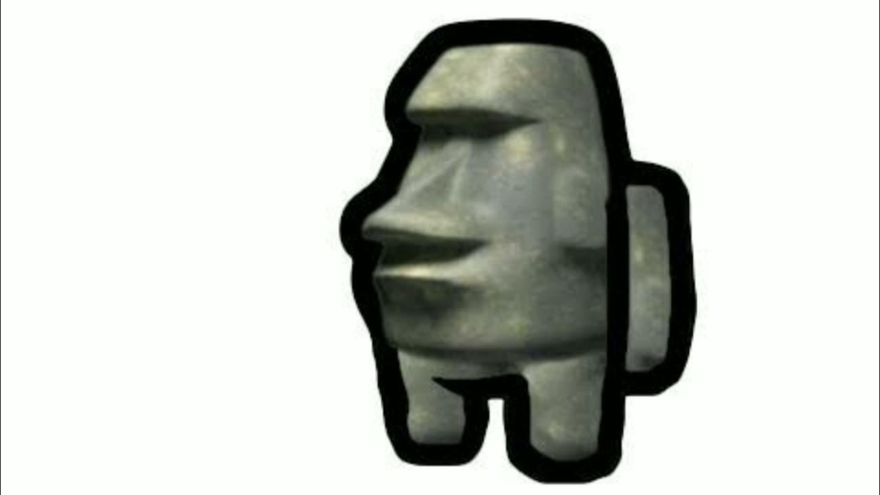 Moai Easter Island Head Statue Emoji Meme | Sticker