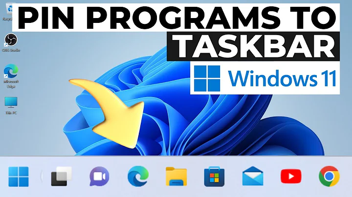How to Pin Programs to Taskbar in Windows 11 2024