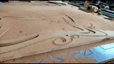 Cutting mirror frame.. Kenyan Homemade cnc router  #Visviva_automation