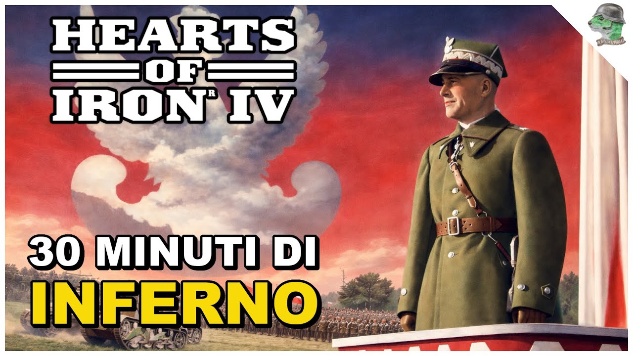 Resistere con la POLONIA nel 1939 - HoI 4 30 Minutes of Hel Achievement Gameplay ITA