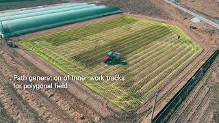 Path Planning and Tracking System for Autonomous Tractors Using Virtual Navigation Devices