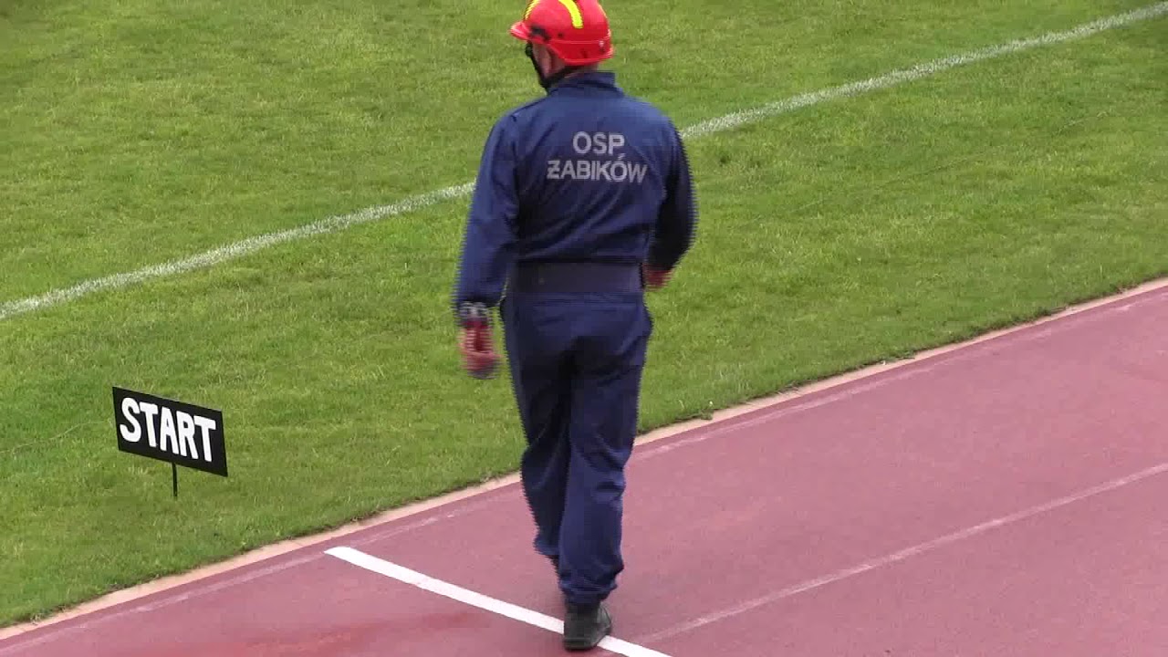 Wojewódzkie zawody sportowo-pożarnicze - Krasnystaw 2018.(sztafeta, ćwiczenie bojowe).