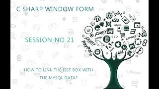 C# Tutorial Window Form  21  HOW TO LINK THE LIST BOX WITH THE MYSQL DATABASE