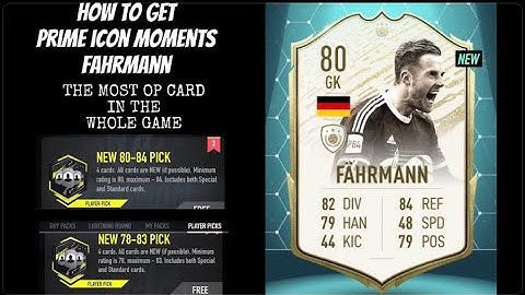 How to get * ICON MOMENTS FAHRMANN * || MOST OP CARD IN THE WHOLE GAME | pacybits 20