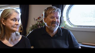 Interview with guests about boat bike tour from Amsterdam to Bruges aboard the Magnifique 4
