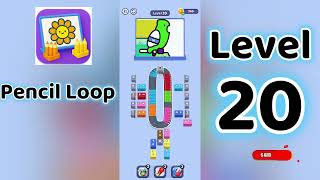 Celebrity Pencil Loop Level 20 Walkthrough ✏️🧩| Tricky Drawing Puzzle Solution | Go Answer Net Worth