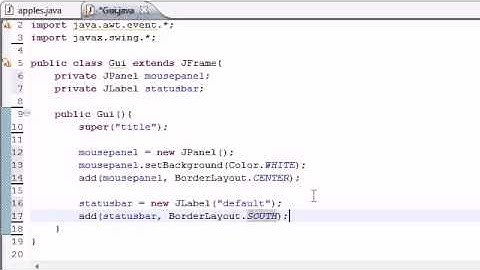 Java Programming Tutorial   74   Mouse Events