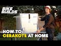 How To Cerakote At Home On A Budget | Bike Builds with Aaron Colton