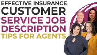 Effective Insurance Customer Service Job Description Tips for Agents screenshot 2