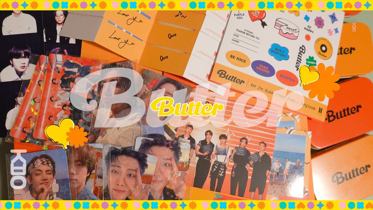 BTS Butter 公式 ラキドロ テテ コンプ セット BTS Butter 2形態SET トレカ 特典 ラキドロ V テテ テヒョン CD