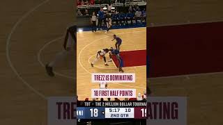 18 FIRST HALF POINTS FOR MONTREZL HARRELL
