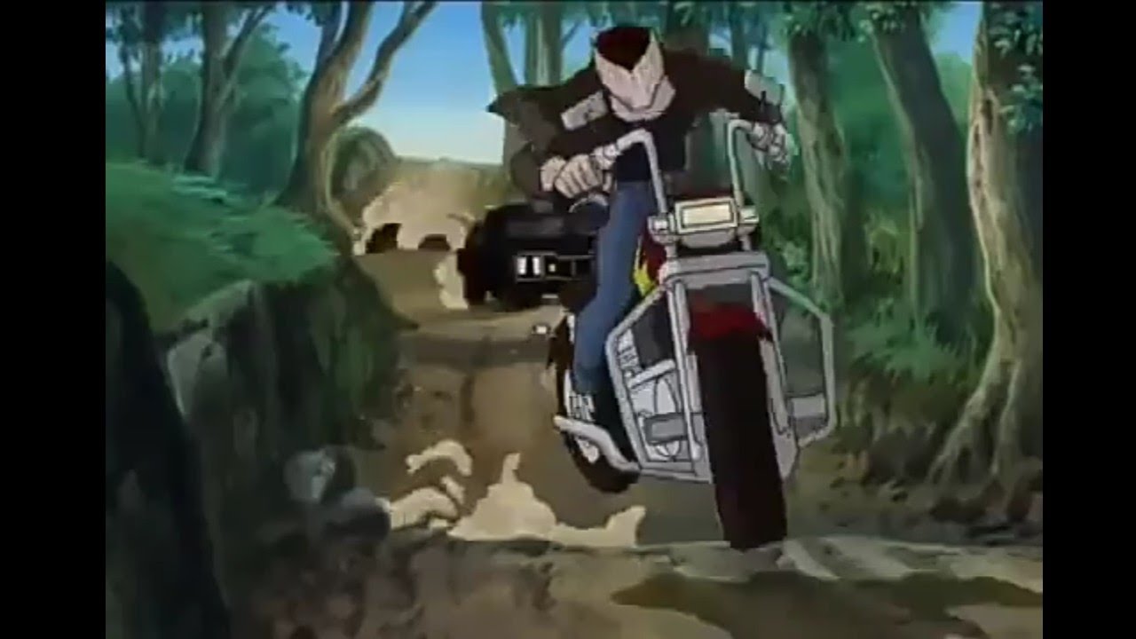 Wolverine fulga de moto da shield (x Men evolution)