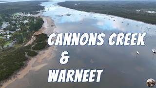 Cannons Creek & Warneet from the air, Victoria, Australia
