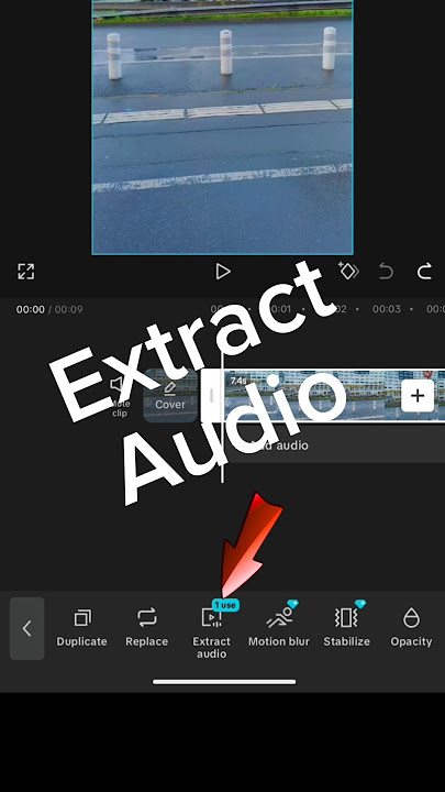 Extract audio from video in capcut | remove audio from video in capcut #capcut