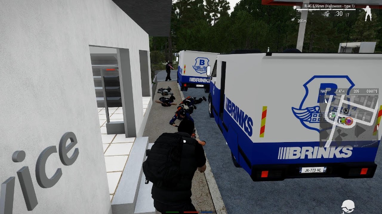 BRAQUAGE BRINKS REUSSI ARMA FOR LIFE ( RP )