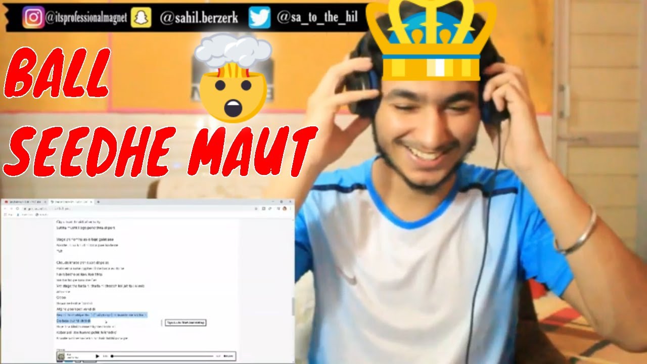 seedhe maut ball reaction professional magnet youtube seedhe maut ball reaction professional magnet youtube