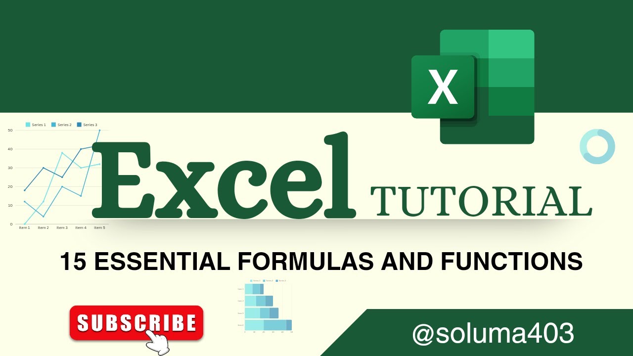 TOP 15 EXCEL ESSENTIAL FUNCTIONS AND FORMUAS that wil boost your data ...