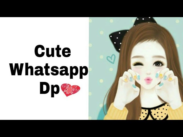Cute girls Cartoon whatsapp Dp - YouTube