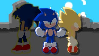 GT Sonic transforms into Super Sonic 4 Profile