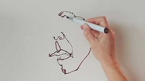Continuous Line Contour Drawing Lesson
