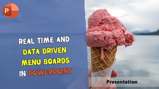 Real-Time and Data-Driven Menu Boards in PowerPoint I PresentationPoint
