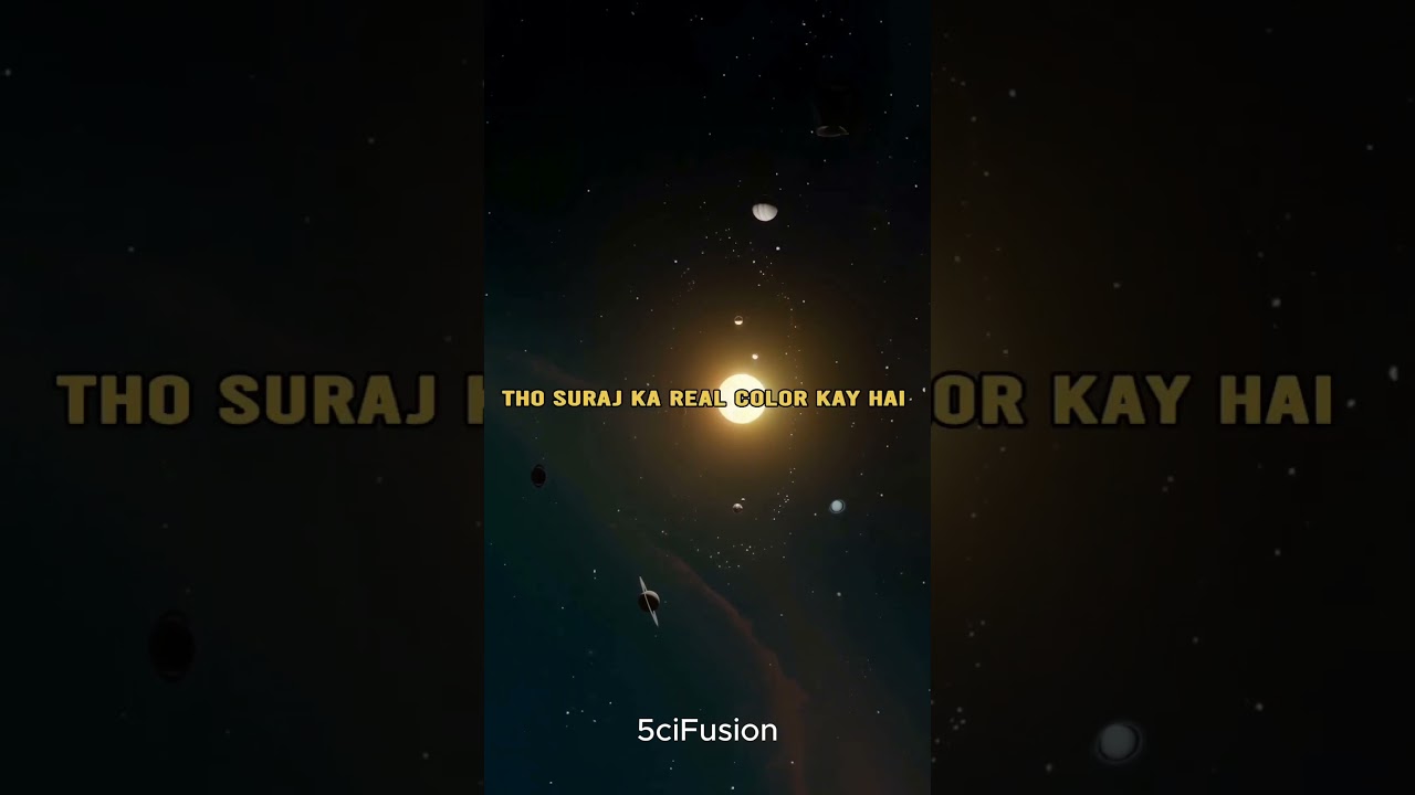 Sun is not yellow #astrology #science #spacefacts #space #fy #foryou #viral #shorts #astronomy #fact