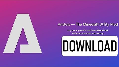 DOWNLOAD: Aristois Client - 1.20 & 1.20.1- Minecraft Java Edition