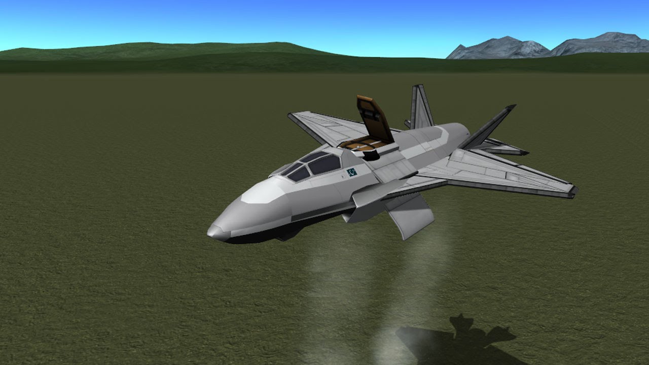 This F-35B actually flies well - Kerbal Space Program VTOL - YouTube.