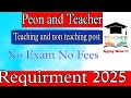 Odia Schoo Peon And Teachers Requirment 2025 By khagapati Sir 