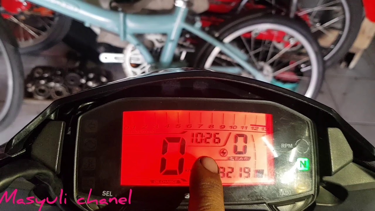 Cara setel jam km satria fu injeksi