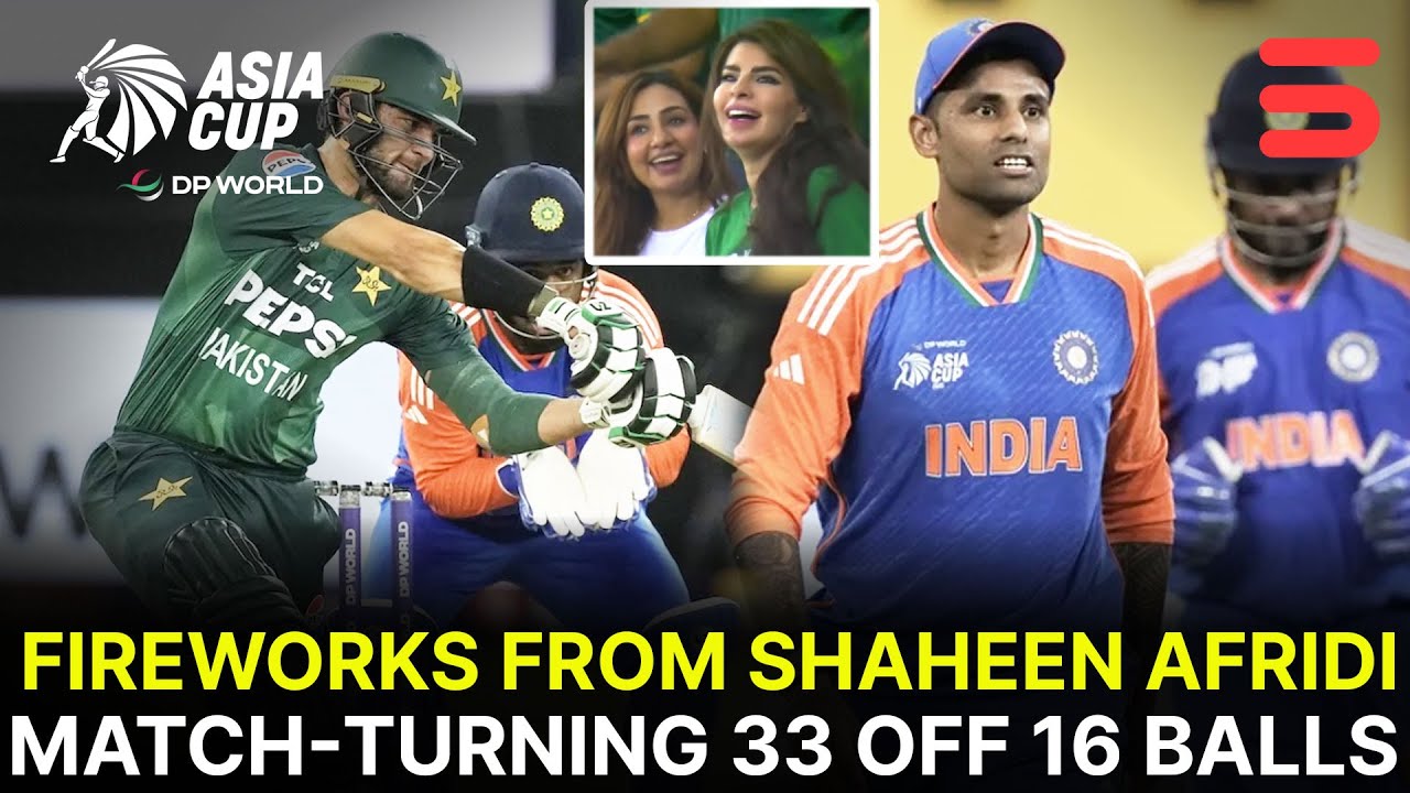 Shaheen Shah Afridi Goes Beast Mode 🔥 | India vs Pakistan | DP World Asia Cup 2025 | ZF1K