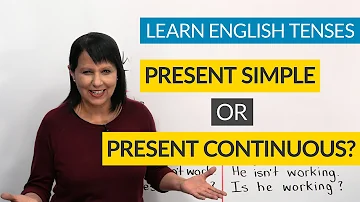 How do you teach present simple and continuous?