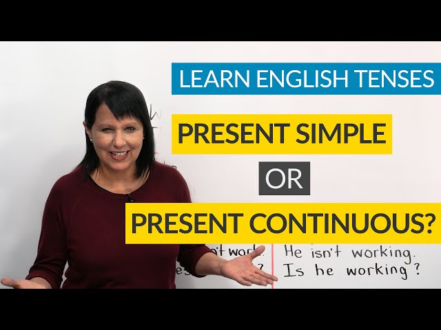 Present Simple Vs Continuous Learn And Practise English Learn English