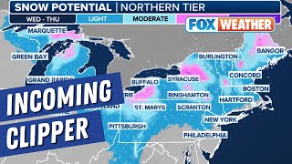 Winter Weather System Could Bring Snow To I-95 Corridor This Week