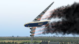 Antonov 225 Emergency Landing Attempt During Engine Failures | XP11 by ANHVGTA 5,863 views 9 months ago 6 minutes, 52 seconds