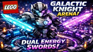 LEGO Galactic Knight Arena Battle Build! Glowing Energy Swords ASMR 4K🛠️🧩