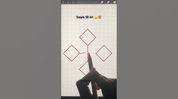 How To Draw 3D Arts 😳💯 #procreate #digitalart #3d
