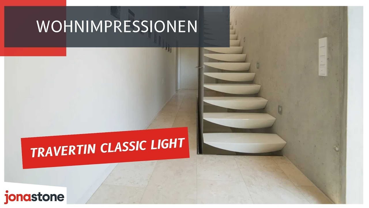 Modernes wohnen mit einem travertinboden youtube