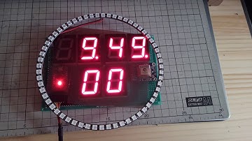 GPS clock for rally use.