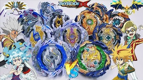 ALL 롱기누스 VS ALL 파브닐 릴레이 배틀 베이블레이드 버스트 DB | Beyblade Burst DB | ベイブレードバーストDB