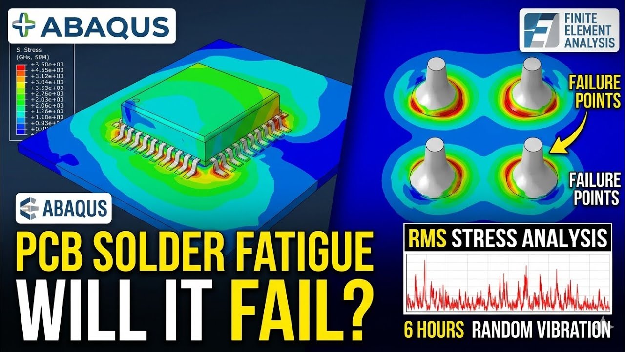 #abaqus Random Vibration Fatigue Analysis of a Printed Circuit Board ...