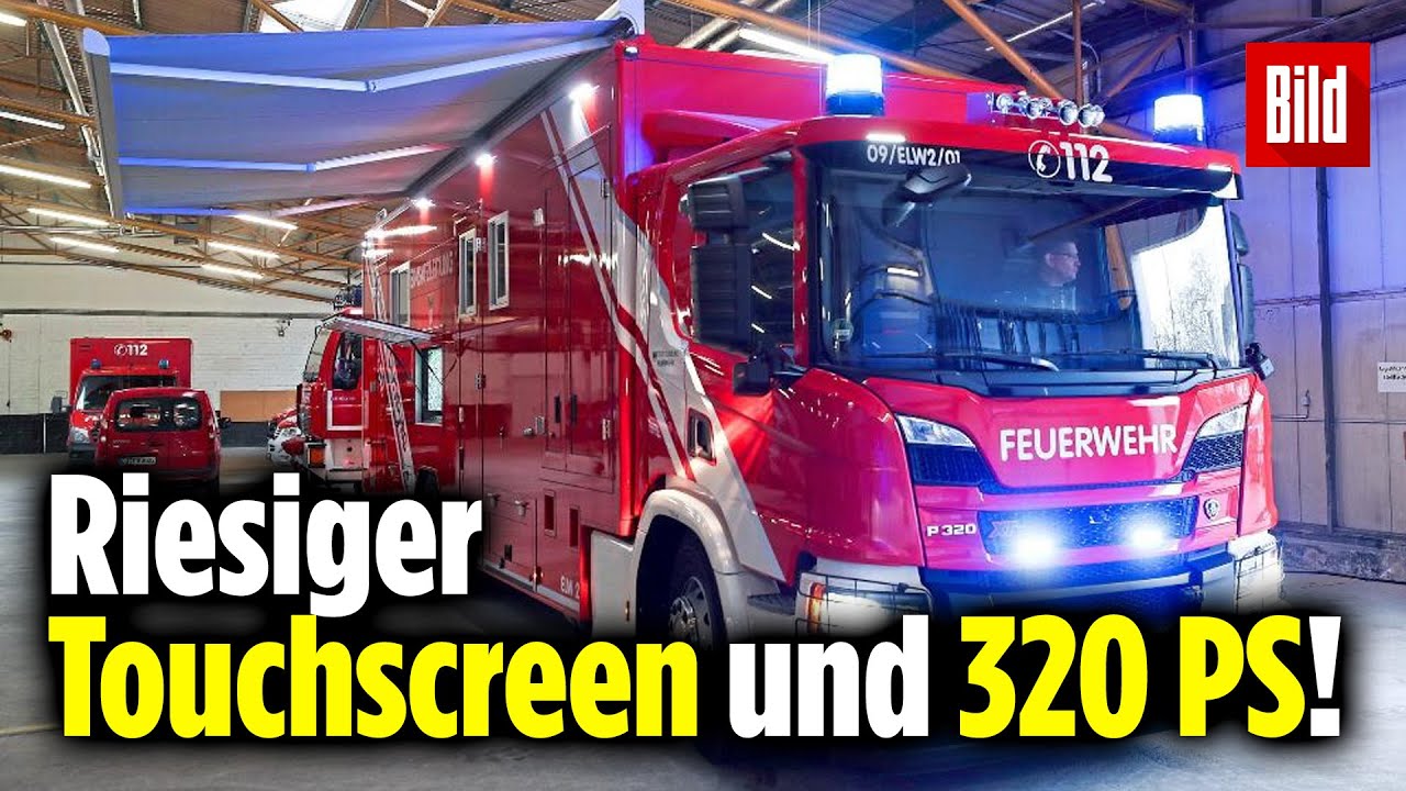 Das ist das modernste Feuerwehr-Auto Europas 
