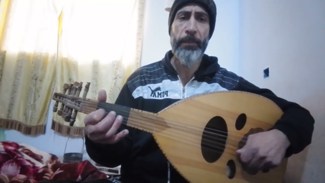 دبكة عرب ..للبس الاسود .. تعليم عزف عود بلفظ النوتة  